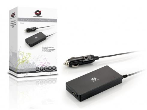 Conceptronic CNB90CAR CNB90CAR, Laptop, Auto, 12 V, 90 W, Asus, HP, Lenovo, Toshiba