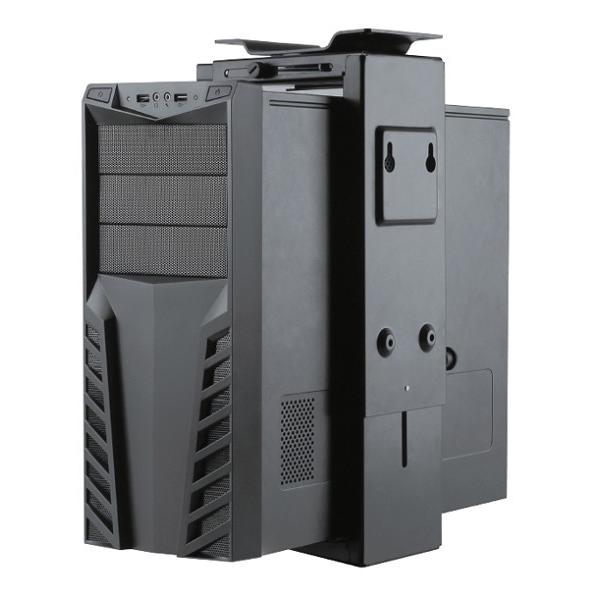 Neomounts NM-CPU100BLACK NeoMounts Desk-mounted CPU holder/Tower, 10 kg, 0-360°, Black