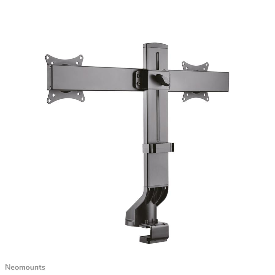 Neomounts FPMA-D860DBLACK Flatscreen bureausteun, 2x 10-27" 7 kg, 26 - 45 cm, 75x75/ 100x