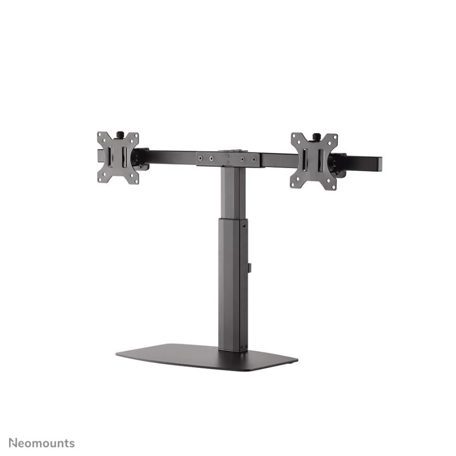 Neomounts FPMA-D865DBLACK Flatscreen bureausteun, 2x 10-27", 12 kg, 35 - 46cm, 75x75/100x