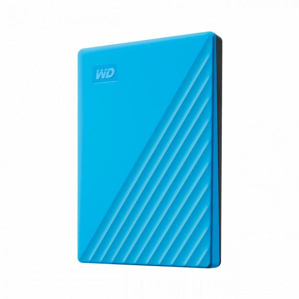 Western Digital WDBYVG0020BBL-WESN My Passport External HDD, 2TB, USB 3.2 Gen 1, Sky Blue