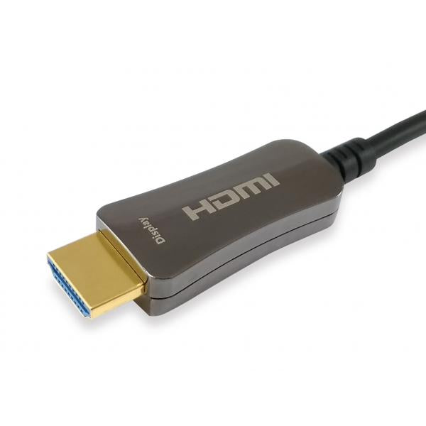 Equip 11943107201 HDMI 2.0 Active Optical Cable, M/M, 50 m, HDMI Type A, 3D, 18 Gbit/s, Black