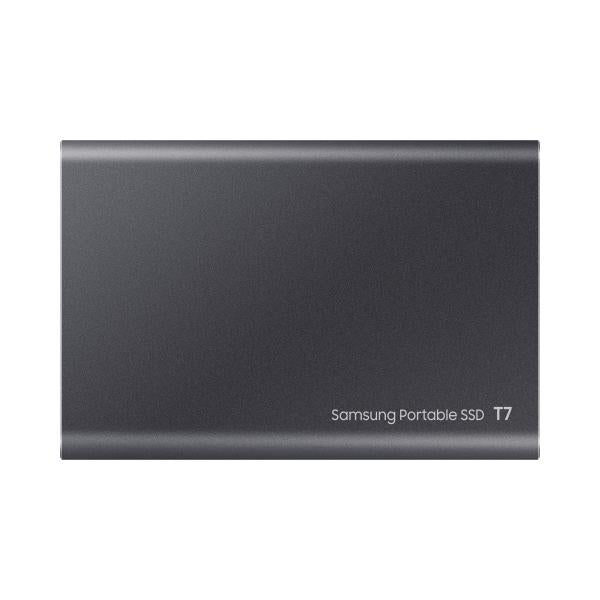 Samsung MU-PC2T0T/WW T7 Portable SSD, 2000 GB, USB Type-C, 3.2 Gen 2, 1050 MB/s, Password, Grey