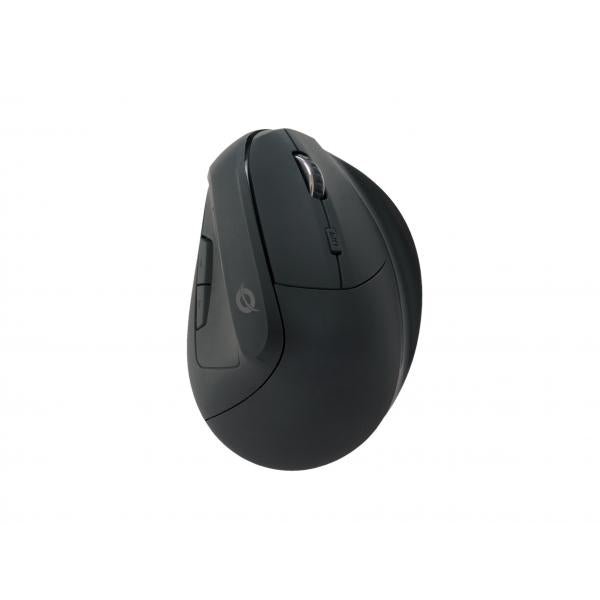 Conceptronic LORCAN03B LORCAN ERGO 6-Button Ergonomic Bluetooth Mouse, Right-hand, Optical, 1600 DPI