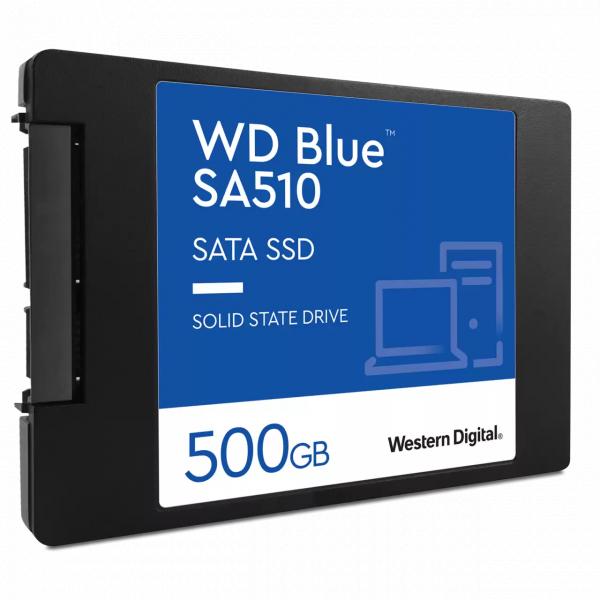 Western Digital WDS500G3B0A BLUE SSD, 500GB, 2.5", SATA3, 3D, 560/ 510 MB/s, 95000 / 84000 IOPS