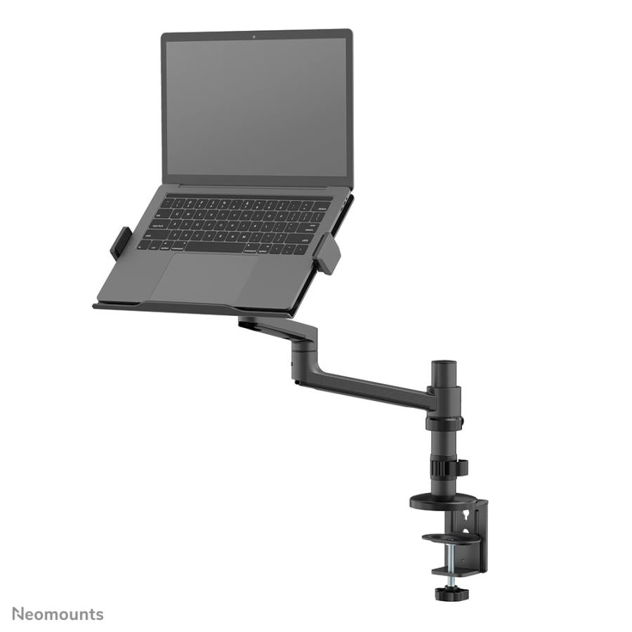 Neomounts DS20-425BL1 Laptop Desk-mount, 11.5" - 17.3", 5 kg, tilt/ rotate/ swivel, Steel, Black