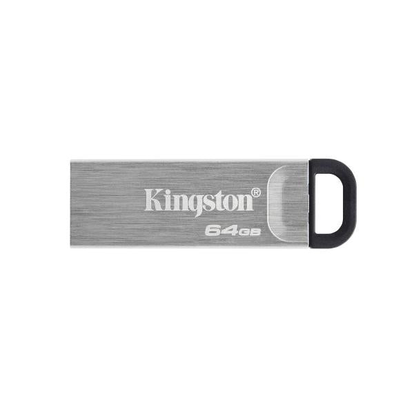 Kingston DTKN/64GB DataTraveler Kyson, 64 GB, USB 3.2, 200/ 60 MB/s, Capless, Silver