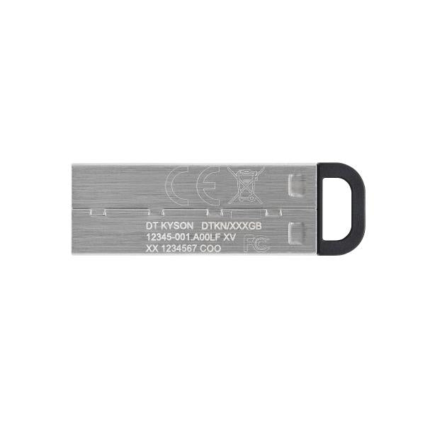 Kingston DTKN/64GB DataTraveler Kyson, 64 GB, USB 3.2, 200/ 60 MB/s, Capless, Silver