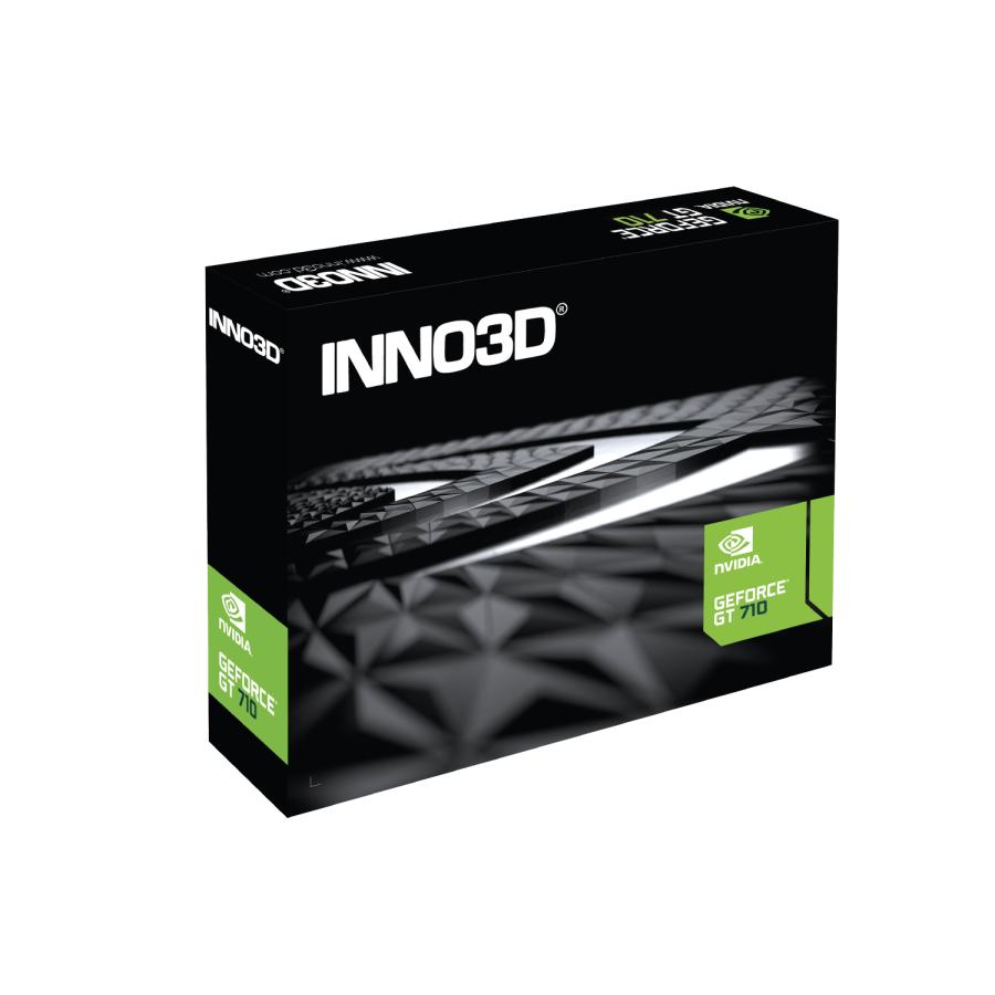 INNO3D N710-1SDV-E3BX GeForce GT710, 2GB SDDR3, 64-bit, 954, 1600,DVI+VGA+HDMI