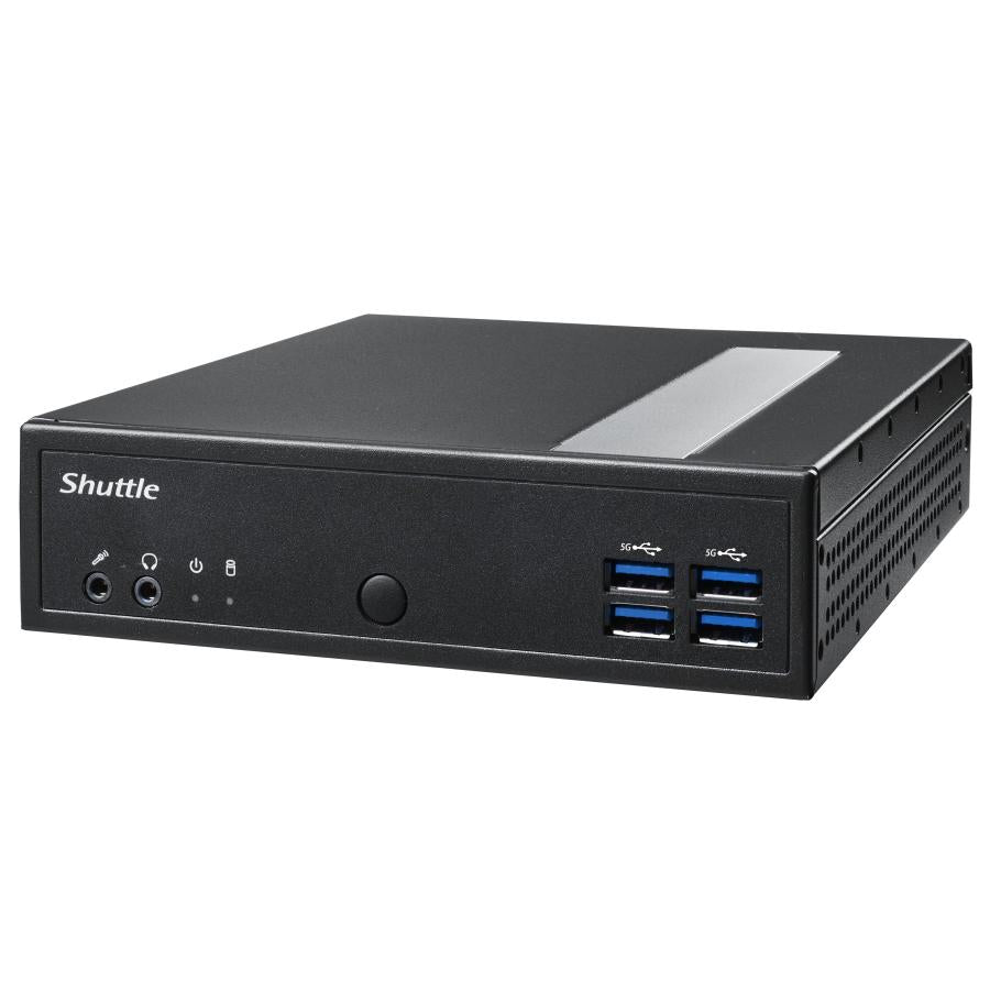 Shuttle PEB-DL30N101 DL30N Slim Barebone PC, 1.35L, IIntel N100 Fan, DDR5, 2x 2.5 GbE, 65W, 24/7