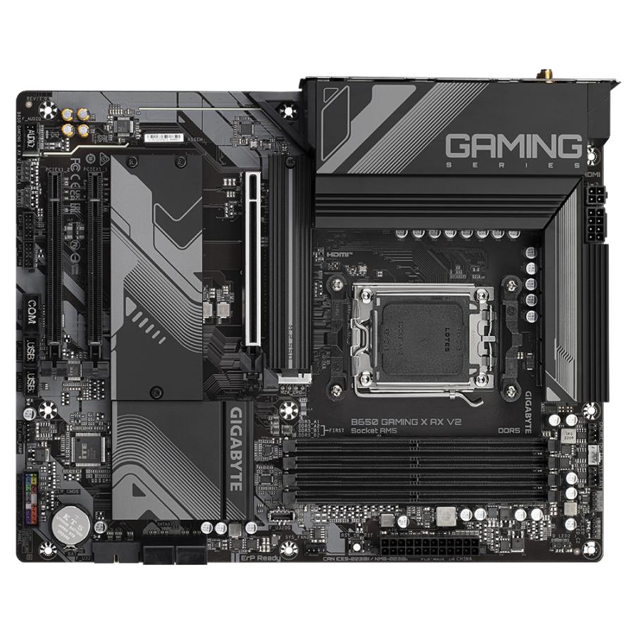 Gigabyte B650 GAMING X AX V2 B650 GAMING X AX V2, AMD Ryzen 8000, DDR5 upto 8000MHz, PCIe 5.0