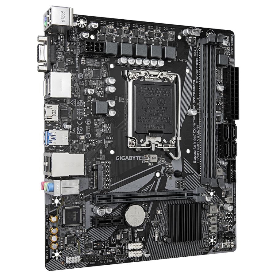 Gigabyte H610M S2H V3 DDR4 H610M S2H V3, Intel LGA1700, DDR4, 3200 MHz, GbE LAN, 4+1+1 Digital VRM