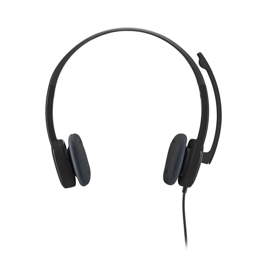 Logitech 981-000589 H151 Stereo Headset, Wired, Office/Call center, 20 - 20000 Hz, Headset, Black