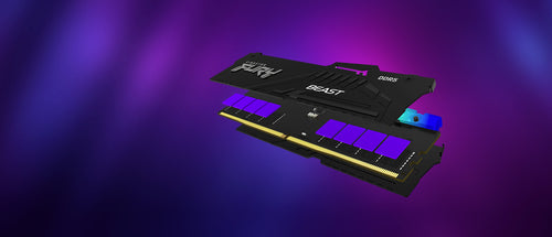 KINGSTON Fury Beast 32GB (2x16GB) DDR5 PC5-44800 6000Mhz D CL30 | 12e Generatie CPU | 1 jaar Garantie
