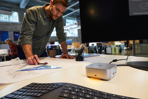 HP Thunderbolt 4 Ultra Dock G6 Refurbished | 280W Thunderbolt 4 | 3xUSB-C 3.2 | 2xDP/HDMI/RJ45 | 12M Garantie