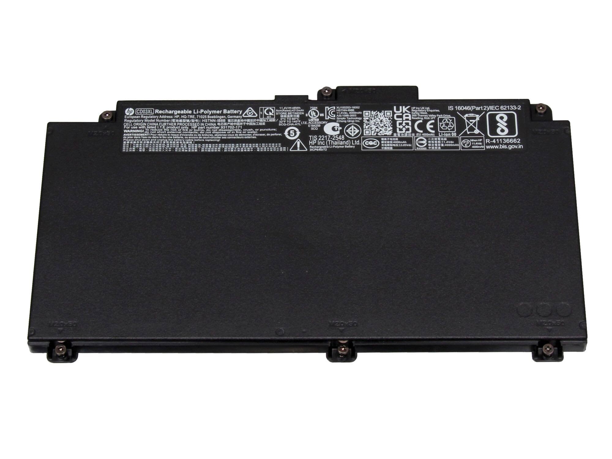 Nieuwe HP Laptop Accu 48Wh (11,4V) – Geschikt voor HP 640 G4/G5, 645 G4/G5 & 650 G4/G5