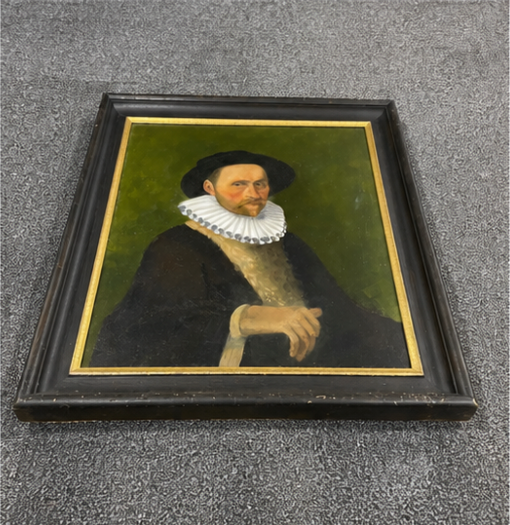 Portret van een Edelman in 17e-eeuwse Stijl | Olieverf op Doek