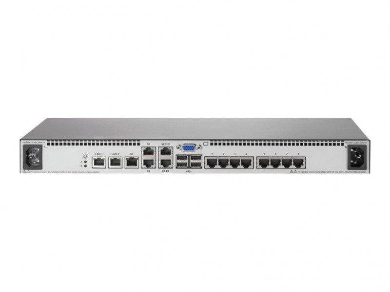 HPE 1x1Ex8 KVM IP Cnsl G2 VM CAC SW Refurbished | 12M Garantie
