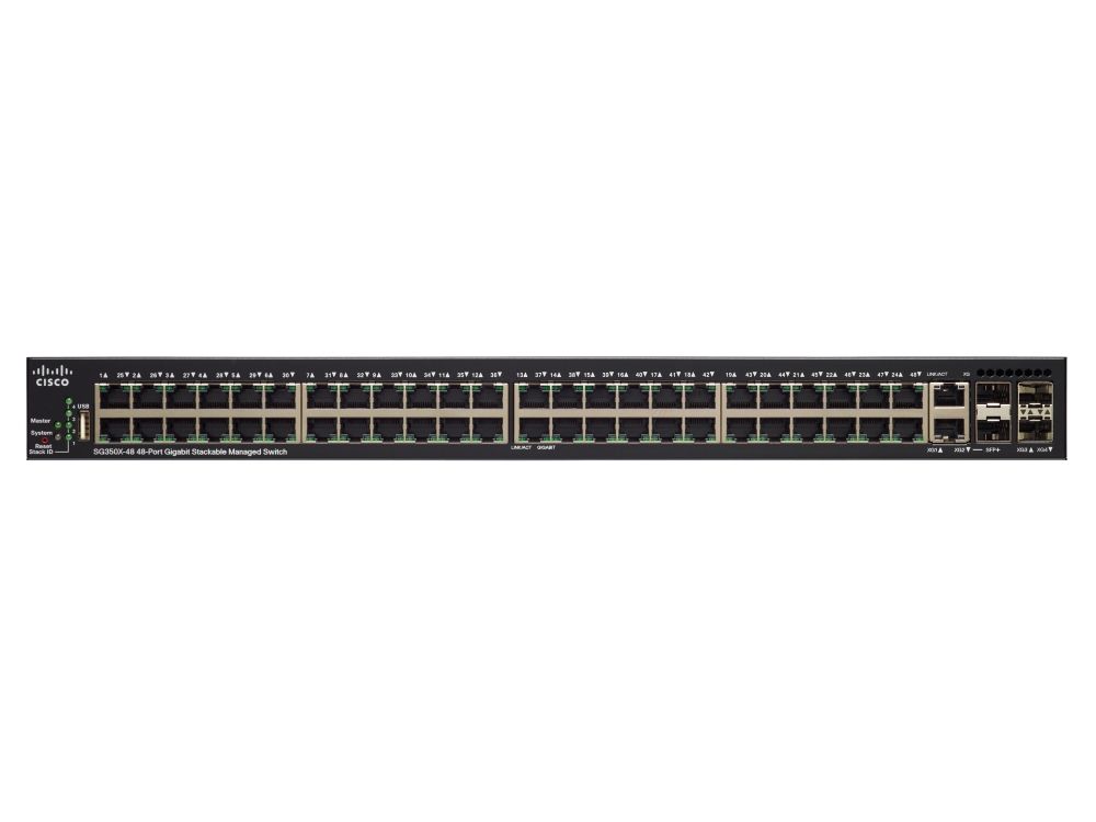 Cisco SG350X-48MP | 48 Gigabit LAN-poorten | professionele netwerk switch