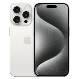 Apple iPhone 15 Pro 256 GB Refurbished | Dual-SIM | Wit Titanium | 1 jaar Garantie | Accessoires