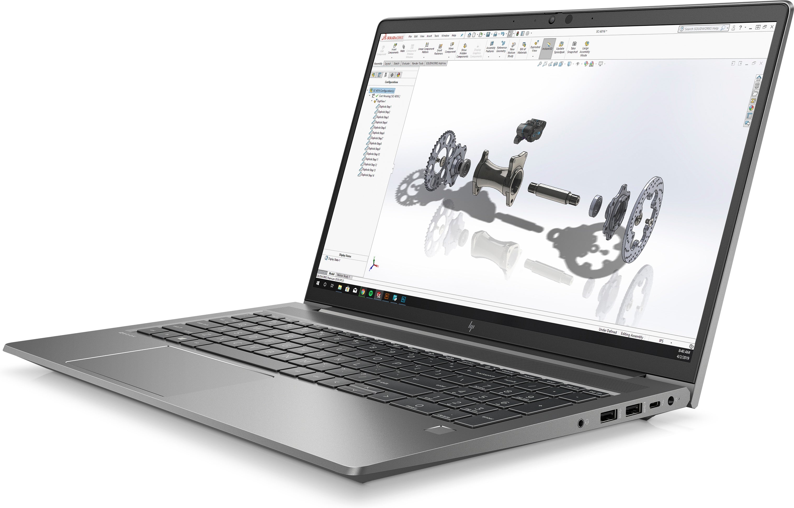 HP Zbook Firefly 14 G7 Refurbished | Intel Core i5-10210U (10e Gen) | 8GB RAM | 256GB SSD | 14 inch FHD | Windows 11 Pro | 12M Garantie