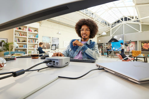 HP Thunderbolt 4 Ultra Dock G6 Refurbished | 180W Thunderbolt 4 | 2x USB-C 3.2 | 2x DP | HDMI | RJ45 | 180W PSU | 12M Garantie