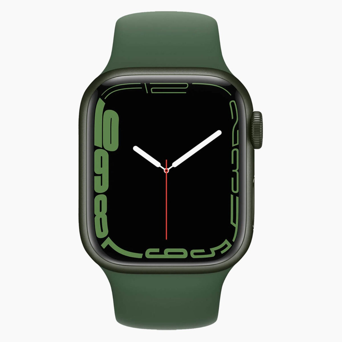 Apple Watch Series 7 45mm Aluminium Groen Refurbished | Wifi | Zwart Sportbandje | 1 Jaar Garantie | Accessoires