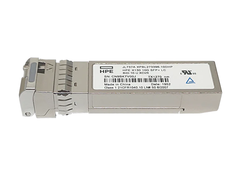 DUTCHFIBER HPE Networking X130 10G SFP LC LR Transceiver Refurbished | 10Gb/s | 10km | 1310nm | 12M Garantie