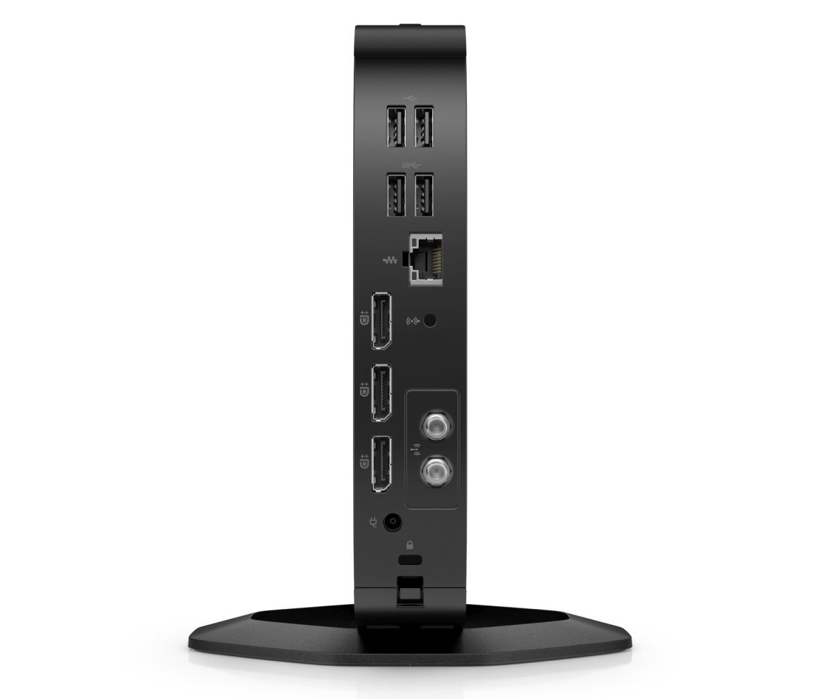 HP T655 Refurbished | AMD Ryzen R2314 | 8GB RAM | 256GB SSD | WLAN | Radeon Graphics | 3x 4K DisplayPort | 12M Garantie