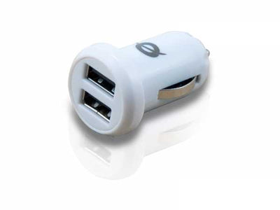 Conceptronic CUSBCAR2ASET Car Tablet Charger 2A for Apple, Cigar lighter, White