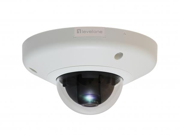 LevelOne FCS-3065 HUBBLE Fixed Dome IP Network Dome Security Camera, 5MP, PoE, vandal-proof