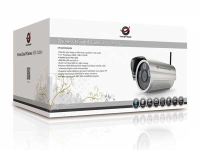 Conceptronic CIPCAM720ODWDR Wireless Cloud IP Camera, WDR, Outdoor, Bullet,  100 mm, 247 mm