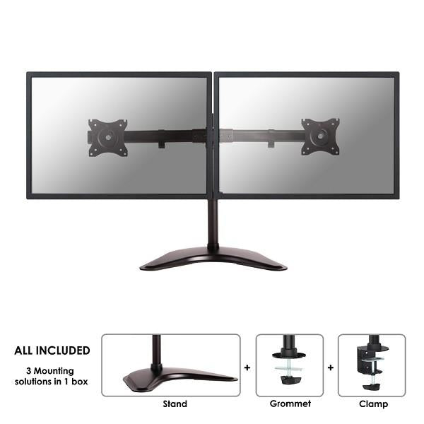 Neomounts NM-D335DBLACK NeoMounts flatscreen bureausteun Zwart