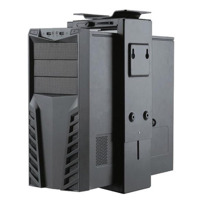 Neomounts NM-CPU100BLACK NeoMounts Desk-mounted CPU holder/Tower, 10 kg, 0-360°, Black