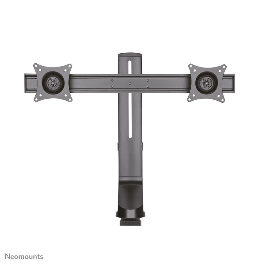 Neomounts FPMA-D860DBLACK Flatscreen bureausteun, 2x 10-27" 7 kg, 26 - 45 cm, 75x75/ 100x