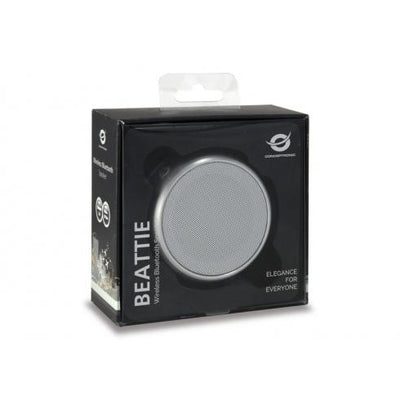 Conceptronic BEATTIE 01S BEATTIE Wireless Speaker, silver, Bluetooth  3.0+HS, 3 W, micro-USB