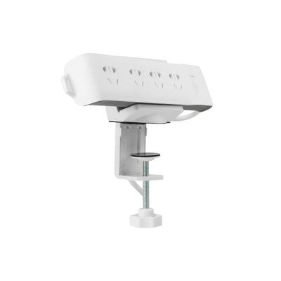 Equip 650806 Clamp-On Power Strip Holder, Power extension holder, White, ABS, Steel, 100 mm, 62 mm