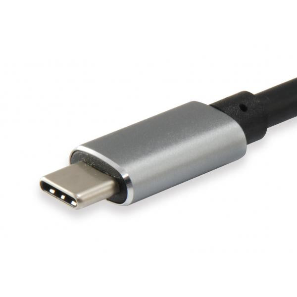 Equip 133464 USB Type C to 2x HDMI Female Adapter, 3.2 Gen 1, 4096 x 2160p