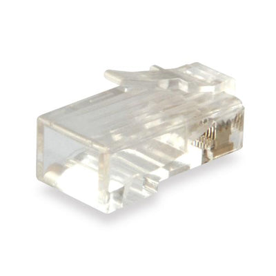 Equip 121144 Cat.6 RJ45 Plug, RJ45, Transparent, Plastic, Cat6, CE