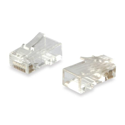 Equip 121144 Cat.6 RJ45 Plug, RJ45, Transparent, Plastic, Cat6, CE