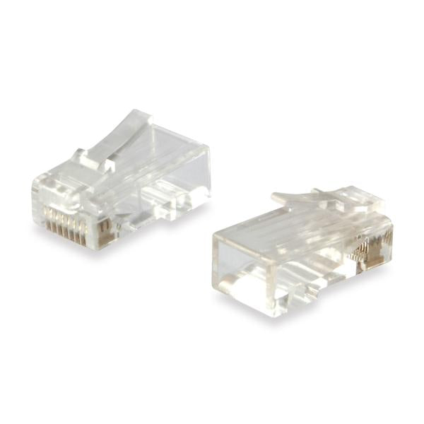 Equip 121144 Cat.6 RJ45 Plug, RJ45, Transparent, Plastic, Cat6, CE