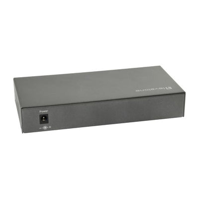 LevelOne GEP-0823 8-Port Gigabit PoE Switch, 802.3at/af PoE, 120W, Gigabit Ethernet, Full duplex