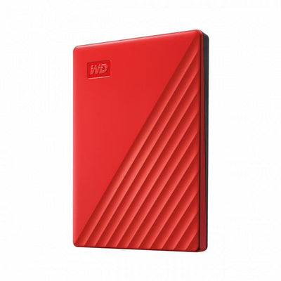Western Digital WDBPKJ0040BRD-WESN My Passport External HDD, 4TB, USB 3.2 Gen 1, Red
