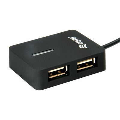 Equip 128952 128952, USB 2.0, USB 2.0, 480 Mbit/s, Black, Plastic, CE