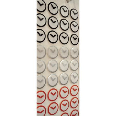 NeXtime klok 2615zi Focus, Ø25 cm, Wall, White/ Silver