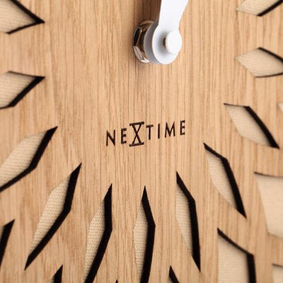 NeXtime klok 3149be Sun Large, Ø50 cm, Wall, Beige
