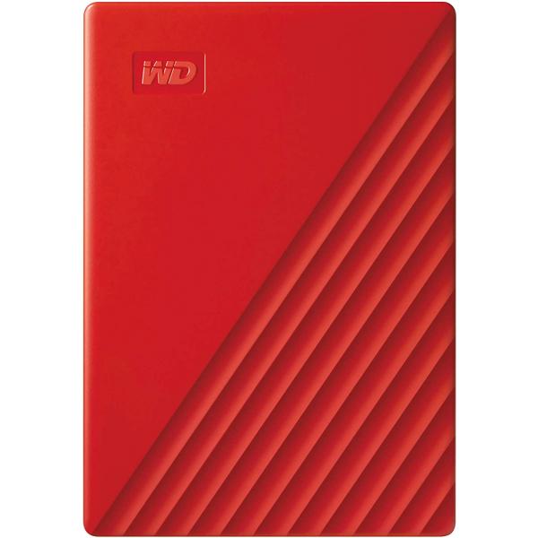 Western Digital WDBYVG0020BRD-WESN My Passport Portable External Hard Drive, 2TB, USB3.0 Red