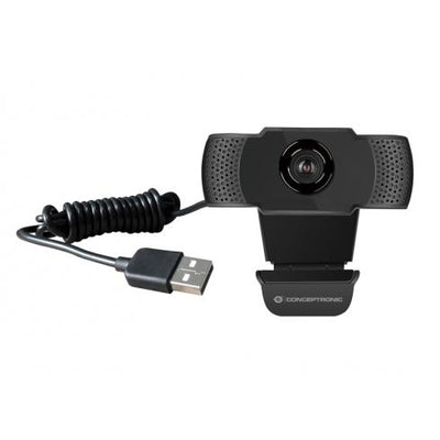 Conceptronic AMDIS01B AMDIS 1080P Full HD Webcam with Microphone, 2 MP, 1080p, 30 fps, H.264