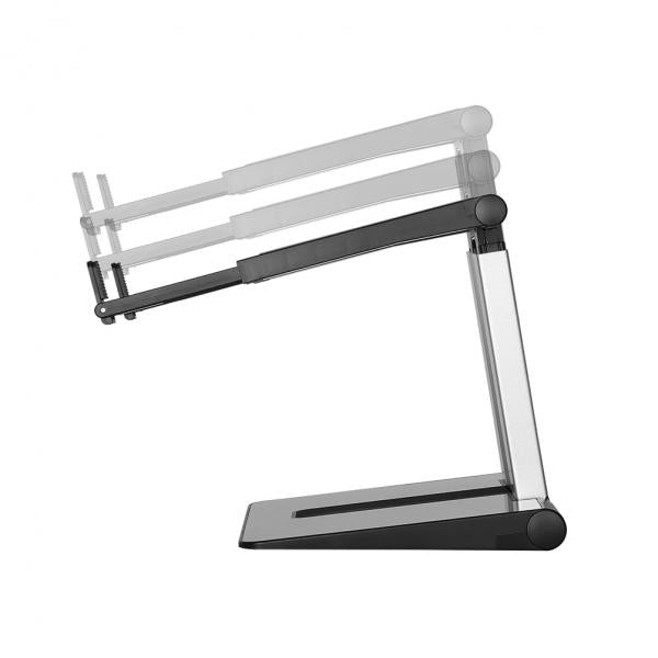 Neomounts NSLS200 Ergonomic Notebook stand, 10"-17", 10-17", 5 kg, 254 - 431.8 mm, Silver