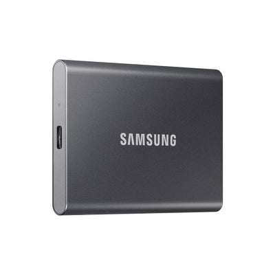 Samsung MU-PC2T0T/WW T7 Portable SSD, 2000 GB, USB Type-C, 3.2 Gen 2, 1050 MB/s, Password, Grey